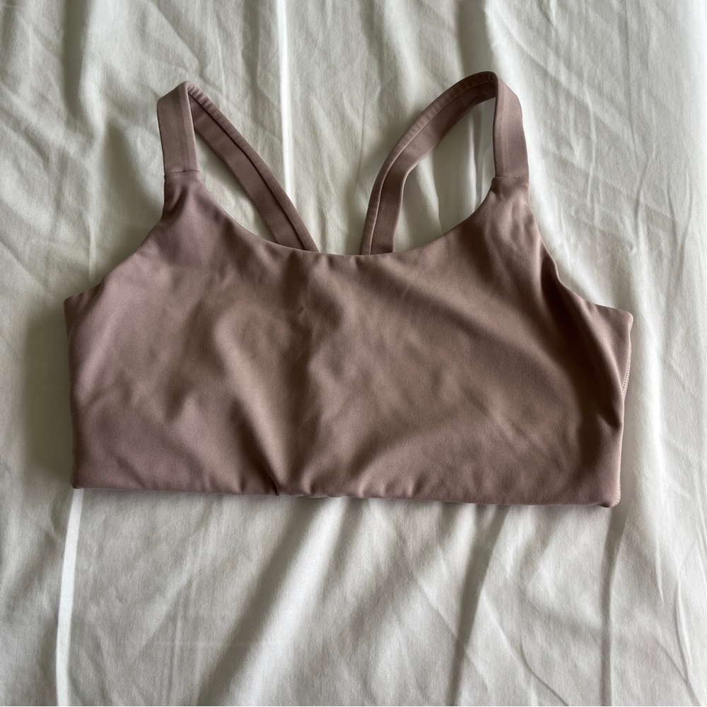 Girlfriend Collective Mauve Sports Bra